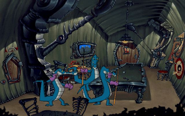 ToonStruck - Крокодилы играют в бильярд (Замок Нефариуса, комната отдыха на первом этаже)