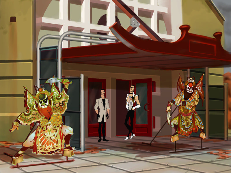 Screenshot из игры Агент: Особое задание (локация - Манекен-центр)