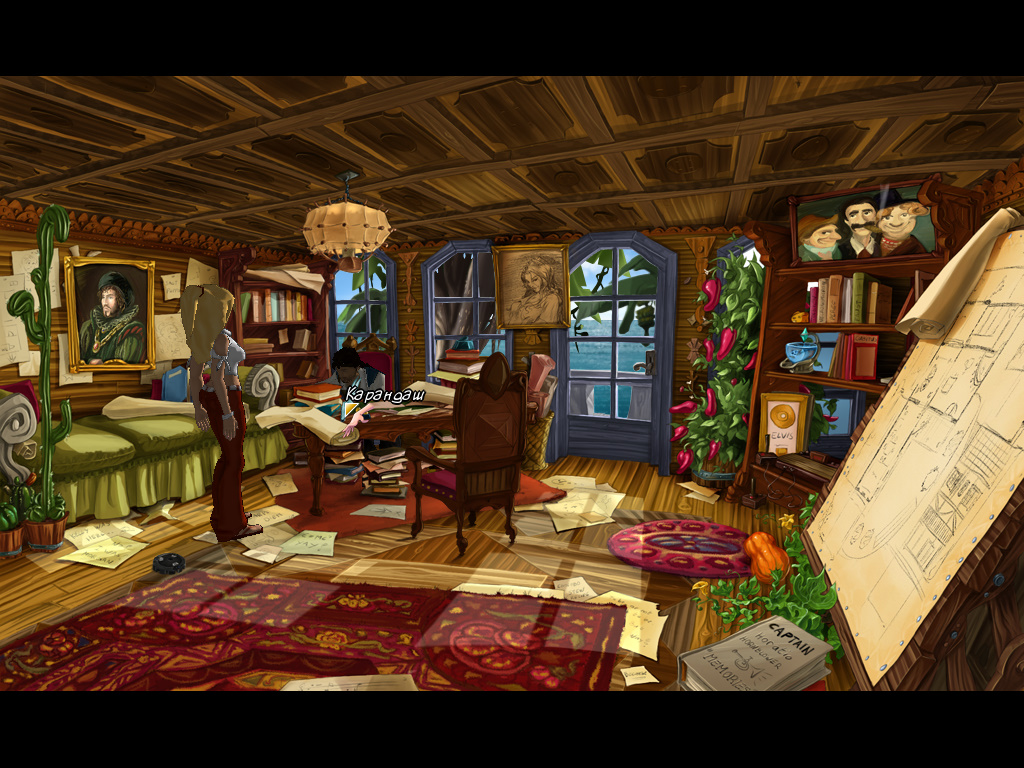 Screenshot из игры So Blonde (локация - Кабинет мера в ратуши)