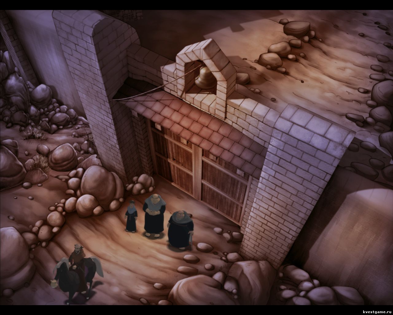 Кадр из финального ролика Murder in the Abbey