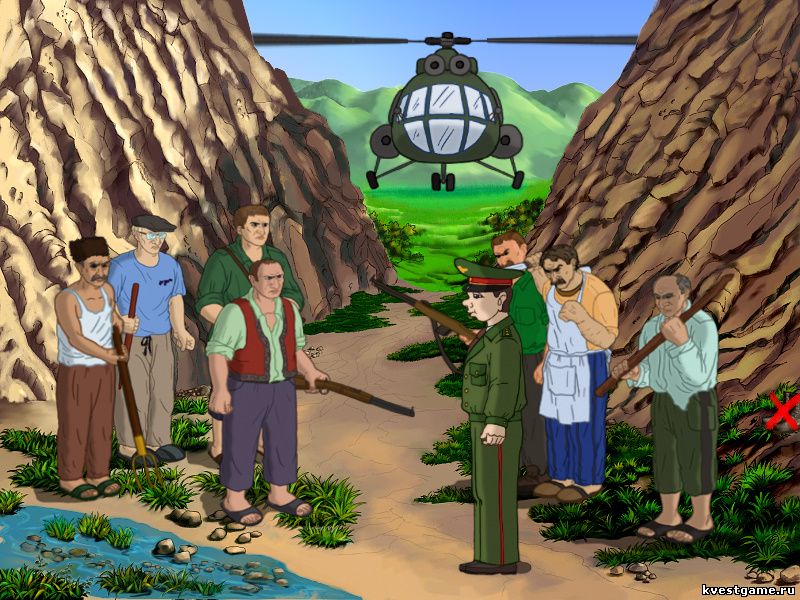 Леха отбивается от злых горцев (ДМБ 3 (локация Плац))