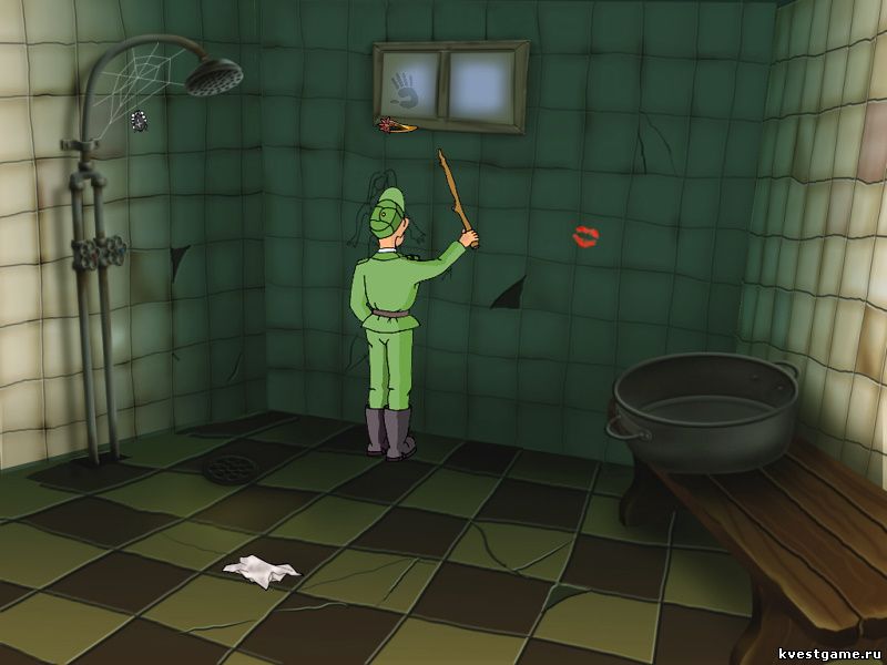 Screenshot из игры ДМБ - локация Баня