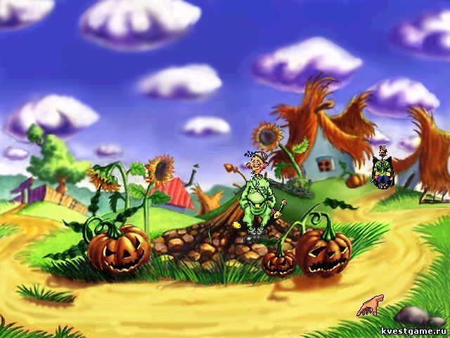 Screenshot из игры Петька и Василий Иванович спасают Галактику