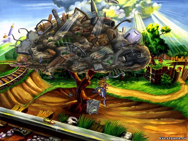 Screenshot из игры Петька и Василий Иванович спасают Галактику