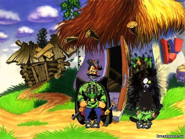 Screenshot из игры Петька и Василий Иванович спасают Галактику