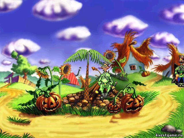 Screenshot из игры Петька и Василий Иванович спасают Галактику