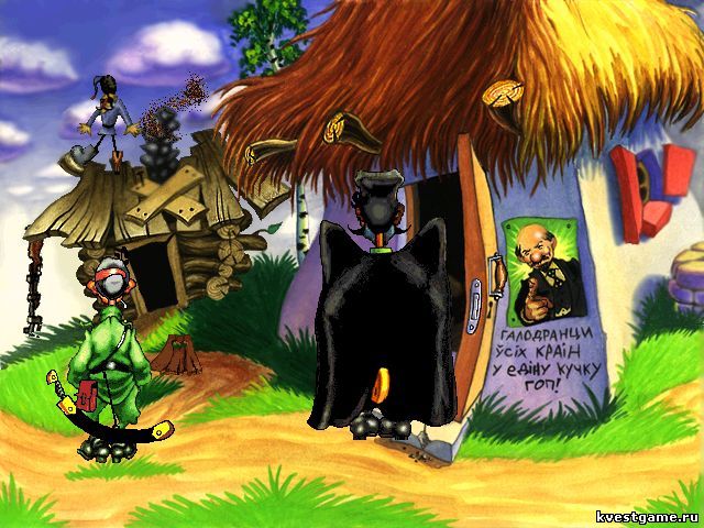 Screenshot из игры Петька и Василий Иванович спасают Галактику
