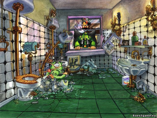 Screenshot из игры Петька и Василий Иванович спасают Галактику
