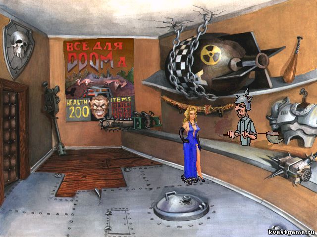 Screenshot из игры Петька и Василий Иванович спасают Галактику