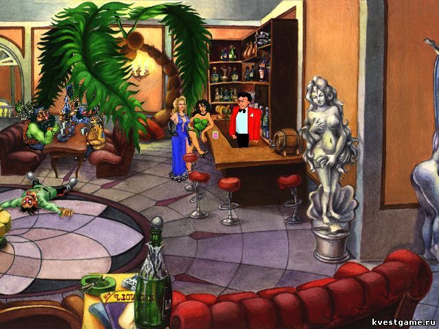 Screenshot из игры Петька и Василий Иванович спасают Галактику