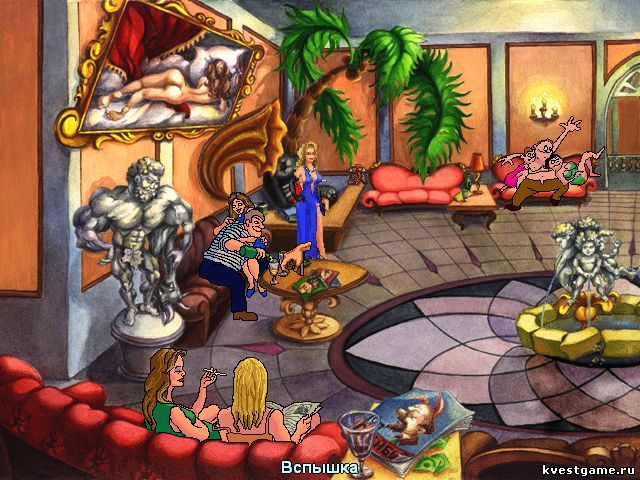 Screenshot из игры Петька и Василий Иванович спасают Галактику