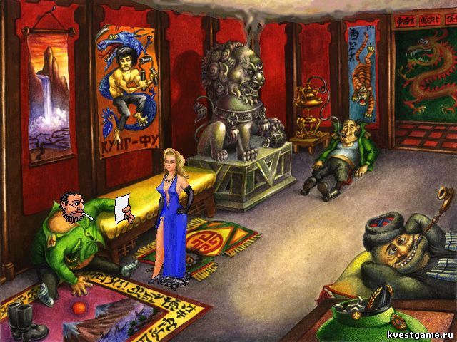 Screenshot из игры Петька и Василий Иванович спасают Галактику