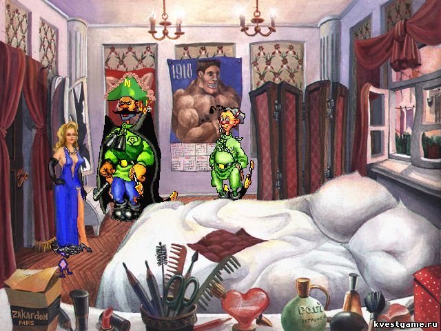 Screenshot из игры Петька и Василий Иванович спасают Галактику