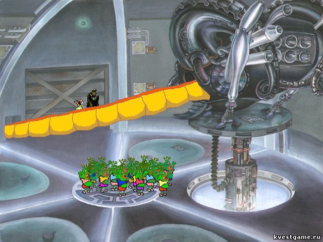 Screenshot из игры Петька и Василий Иванович спасают Галактику