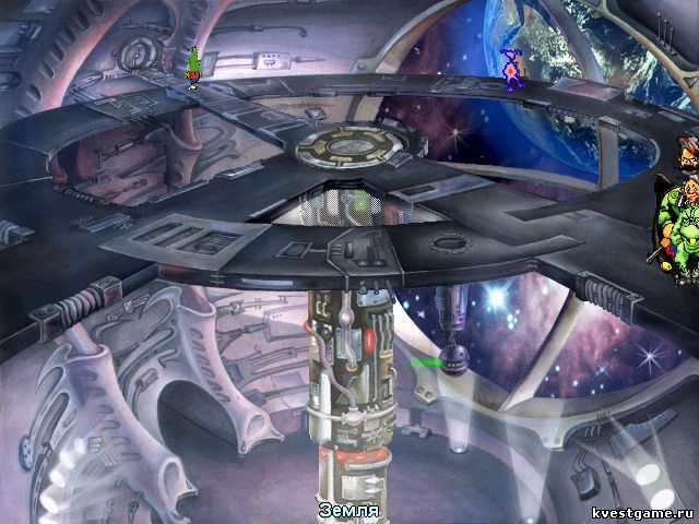 Screenshot из игры Петька и Василий Иванович спасают Галактику