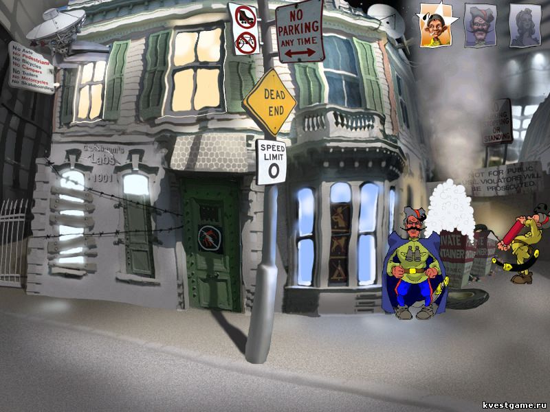 Screenshot из игры Петька 3: Возвращение Аляски