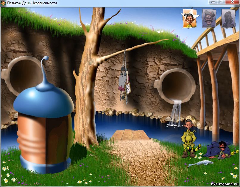 Screenshot из игры Петька 4: День независимости
