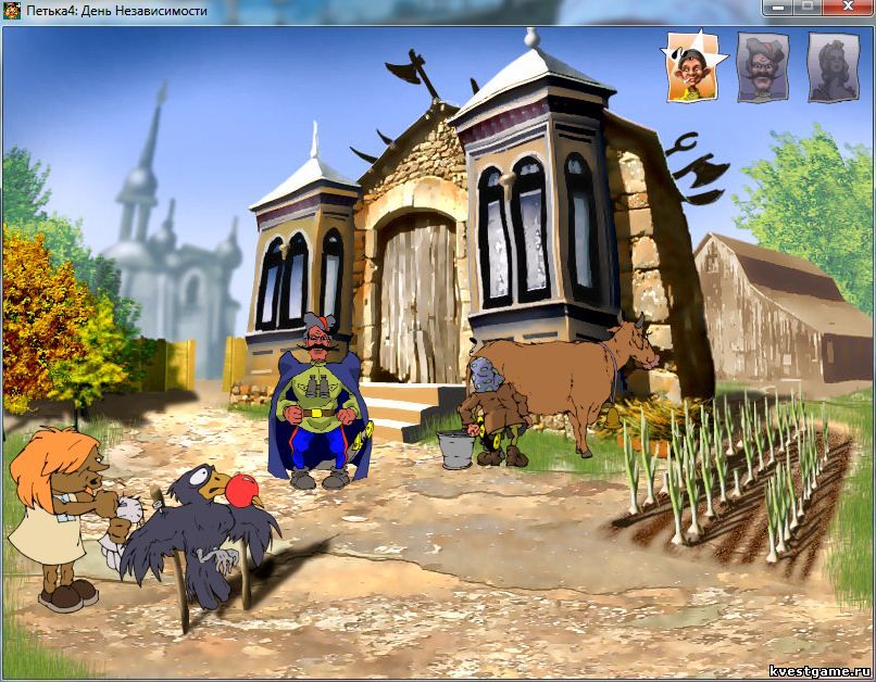 Screenshot из игры Петька 4: День независимости