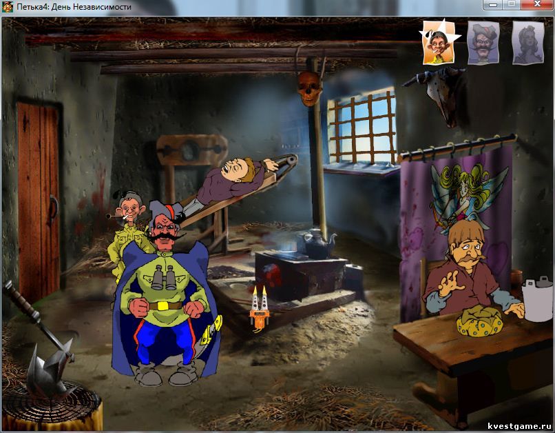 Screenshot из игры Петька 4: День независимости