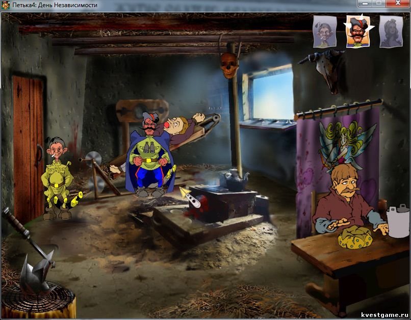 Screenshot из игры Петька 4: День независимости