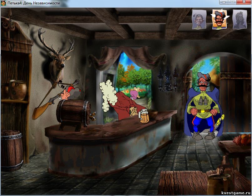 Screenshot из игры Петька 4: День независимости