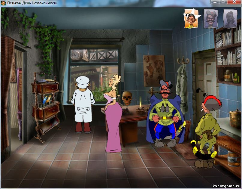 Screenshot из игры Петька 4: День независимости