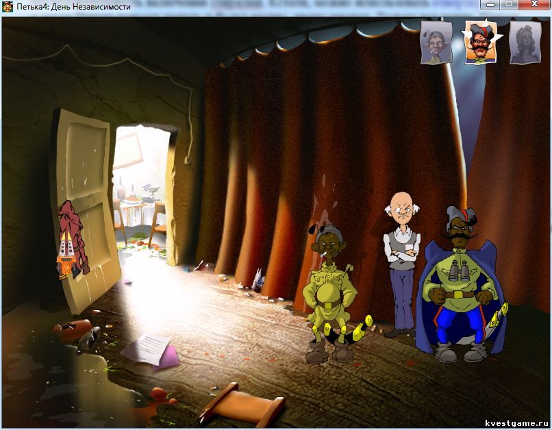 Screenshot из игры Петька 4: День независимости