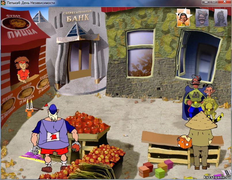 Screenshot из игры Петька 4: День независимости