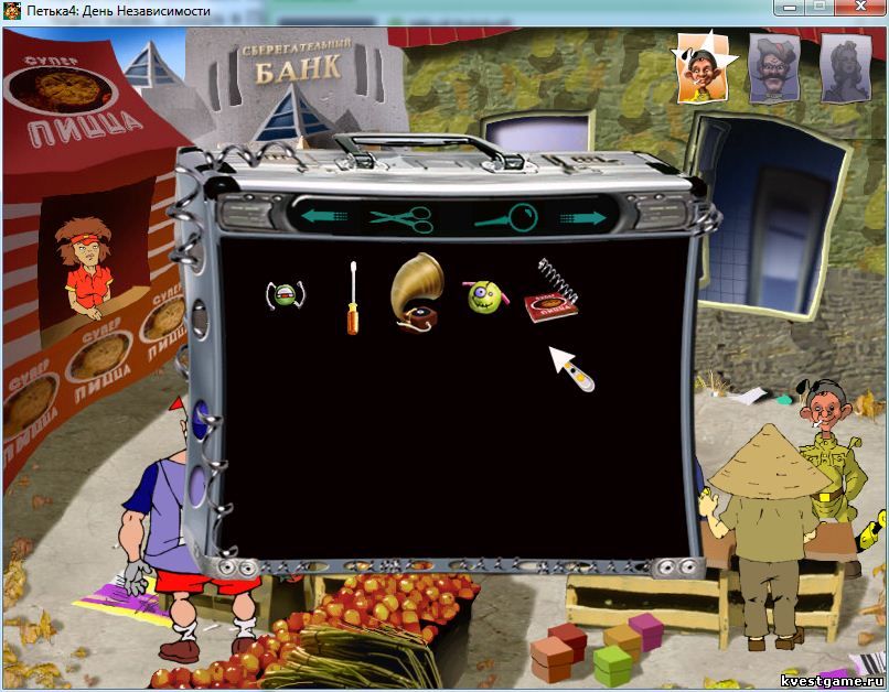Screenshot из игры Петька 4: День независимости
