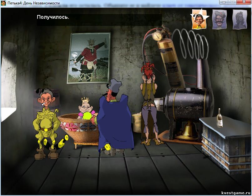 Screenshot из игры Петька 4: День независимости