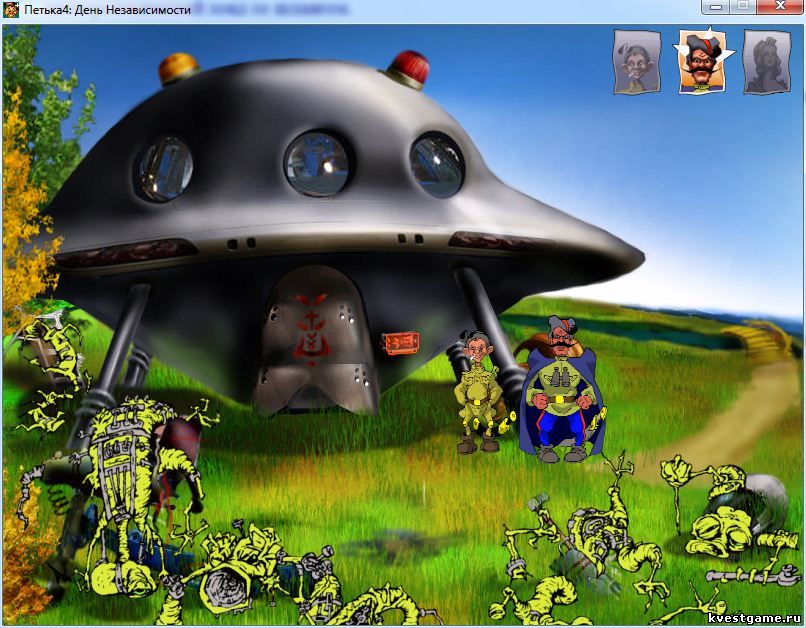 Screenshot из игры Петька 4: День независимости