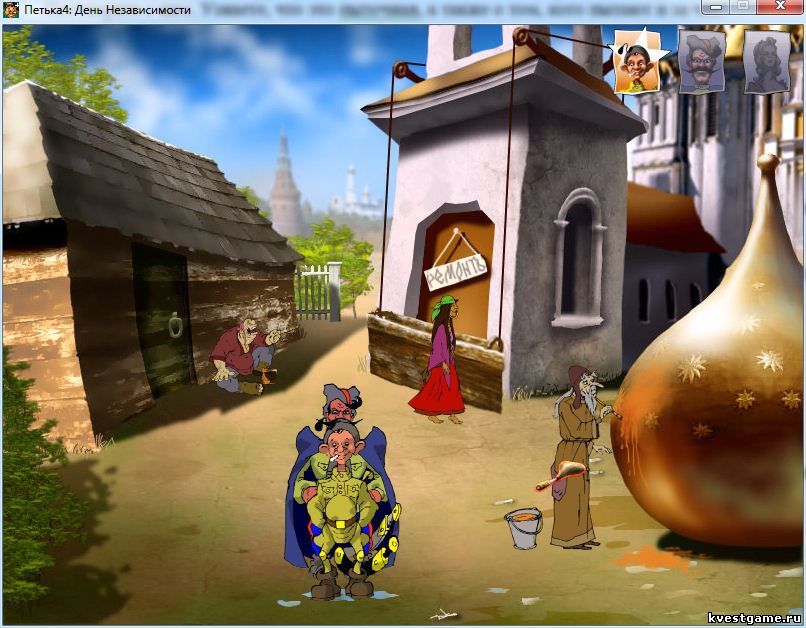Screenshot из игры Петька 4: День независимости