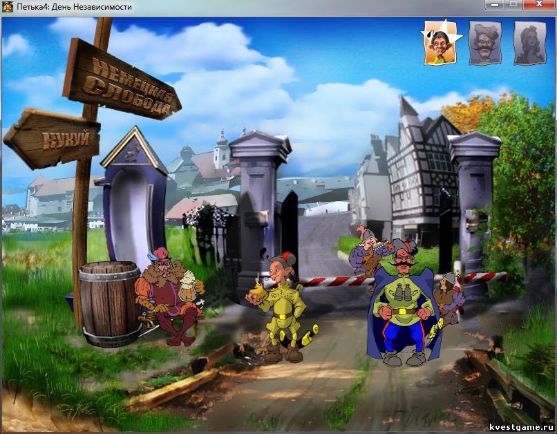 Screenshot из игры Петька 4: День независимости