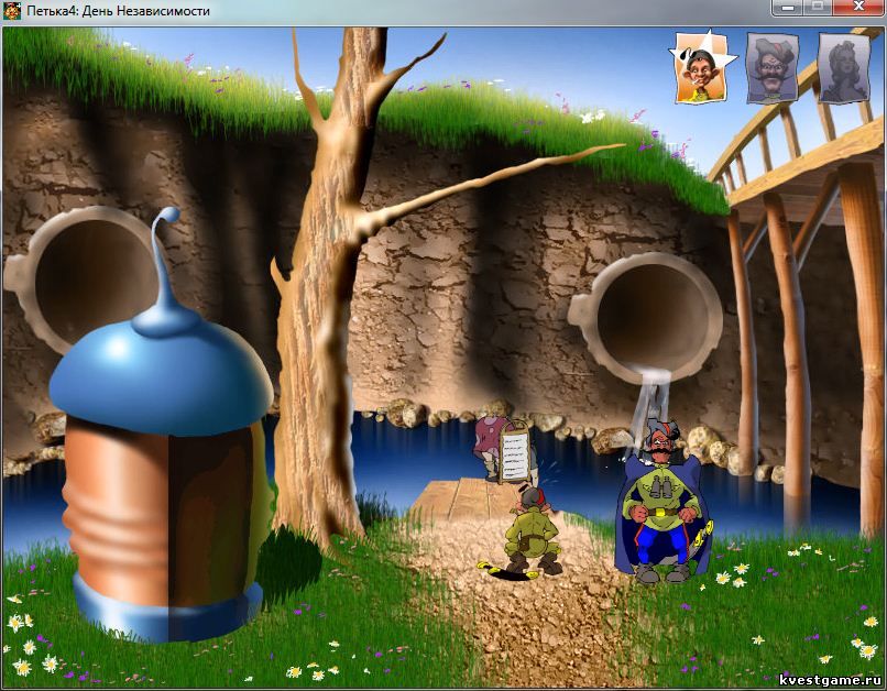 Screenshot из игры Петька 4: День независимости