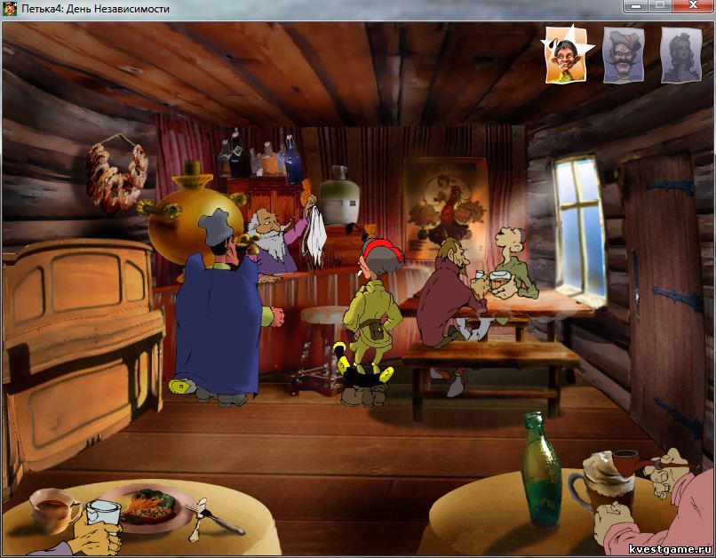 Screenshot из игры Петька 4: День независимости