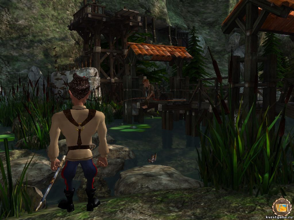 Screenshot из игры Петька 8 - локация Валуны (уровень 7)