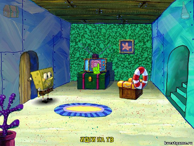 Спанч Боб заглянул к соседу (Spongebob Squarepants: Employee of the Month (уровень 3))
