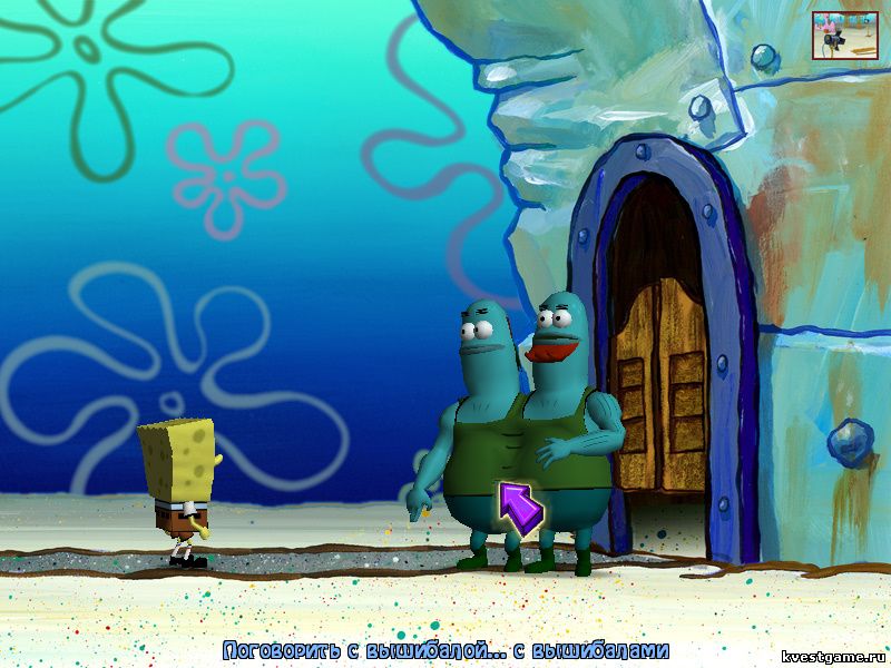 Губка Боб и братья вышибалы (Sponge Bob Squarepants: Lights, Camera, Pants! (уровень 4))