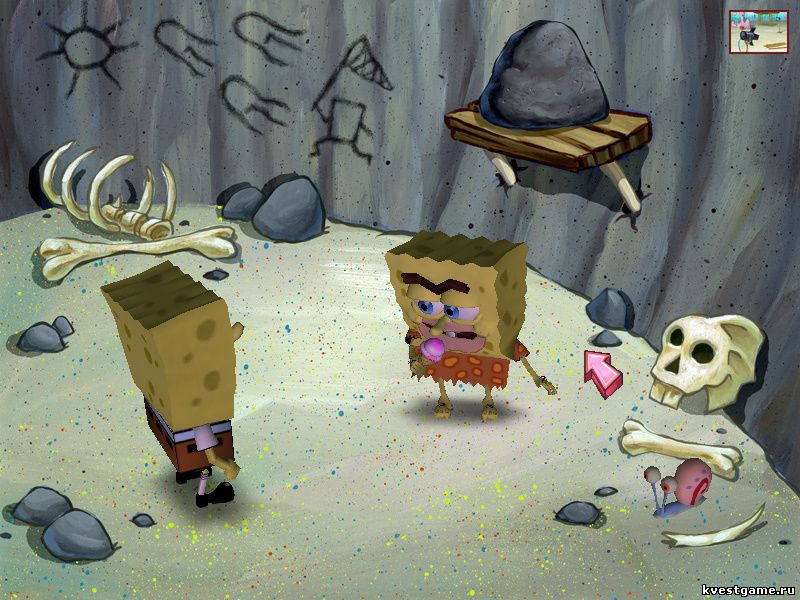 Губка Боб нашел своего предка (Sponge Bob Squarepants: Lights, Camera, Pants! (уровень 4))